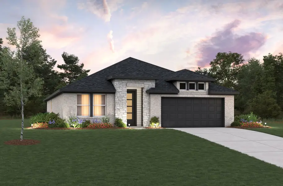 Representative exterior photo of a completed home built from the Teton by Beazer Homes in Sorella, Tomball, TX (Image 2).