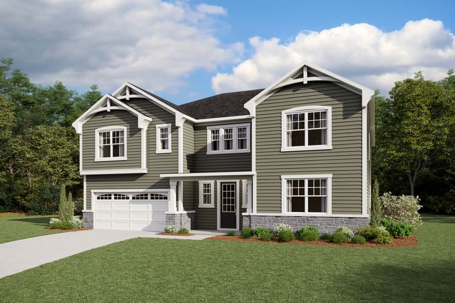 Representative exterior photo of a completed home built from the Prescott by Mattamy Homes in Magnolia Park, Garner, NC (Image 20). Representative exterior photo of a completed home built from the Prescott by Mattamy Homes in Magnolia Park, Garner, NC (Image 20).