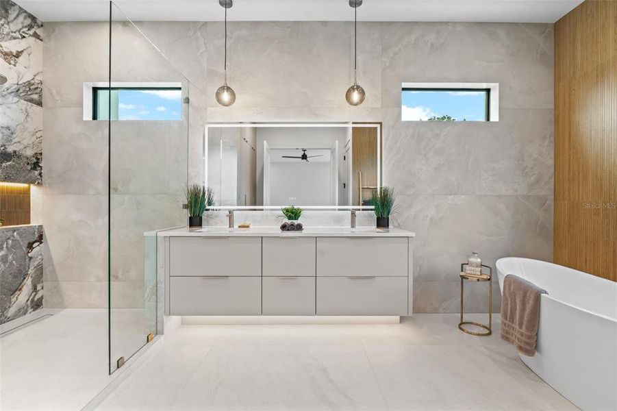 Furnished interior view inside a new home in , Sarasota (Image 8). Furnished interior view inside a new home in , Sarasota (Image 8).