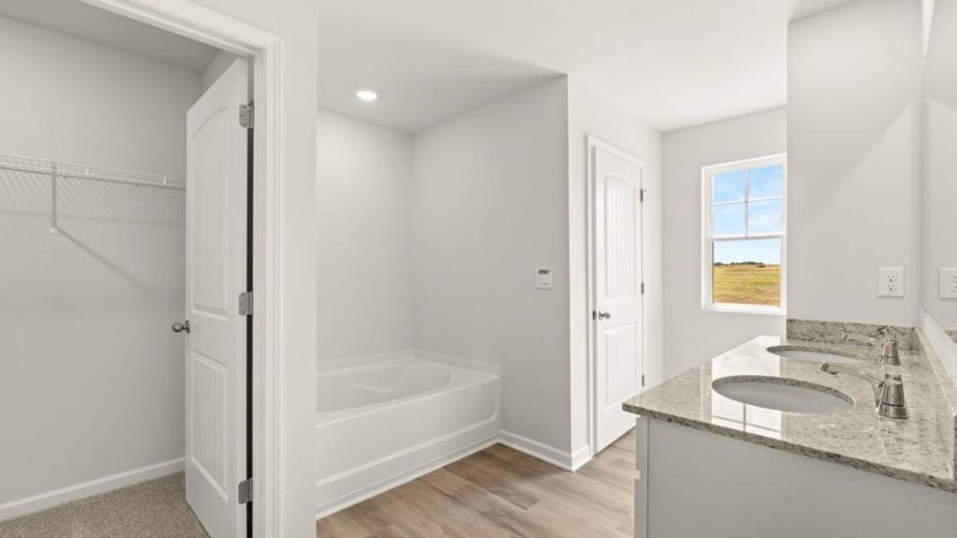 Furnished interior view inside a new home in Oconee Overlook Townhomes, Gainesville (Image 2).