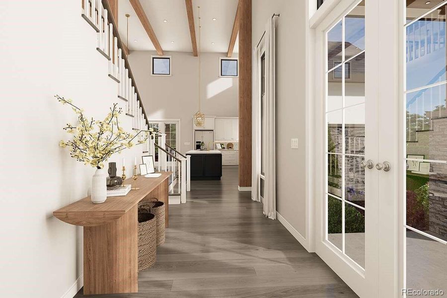 Furnished interior view inside a new home in , Kiowa (Image 8). Furnished interior view inside a new home in , Kiowa (Image 8).