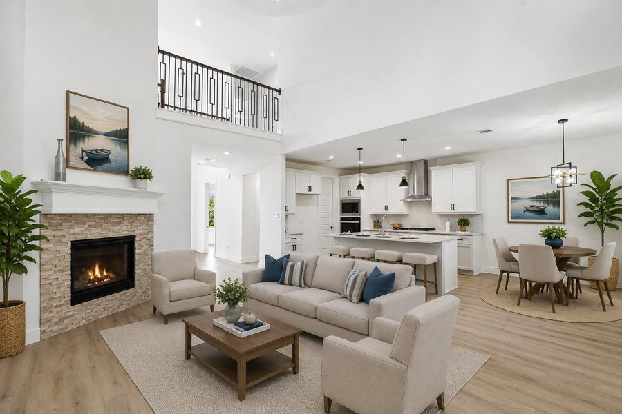 Gorgeous open flowing floorplan w/abundant natural light. Virtually staged to allow buyers to see the vision... Gorgeous open flowing floorplan w/abundant natural light. Virtually staged to allow buyers to see the vision...