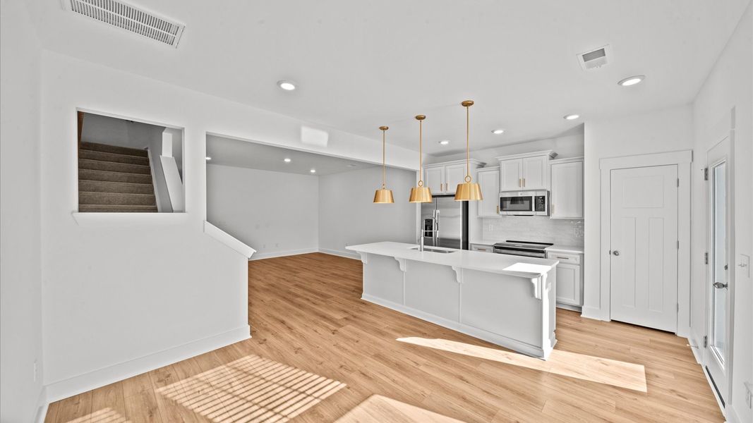 Furnished interior view inside a new home in Gresham Station, Simpsonville (Image 11).