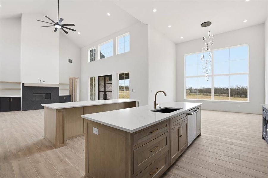 Furnished interior view inside a new home in , Burleson (Image 7).