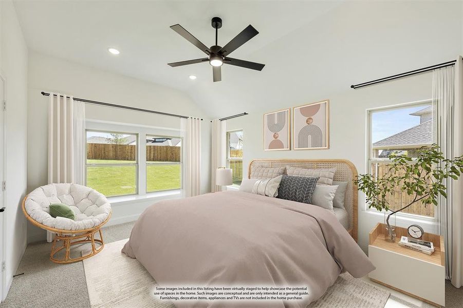 Furnished interior view inside a new home in Willow Wood Classic 50, McKinney (Image 5).