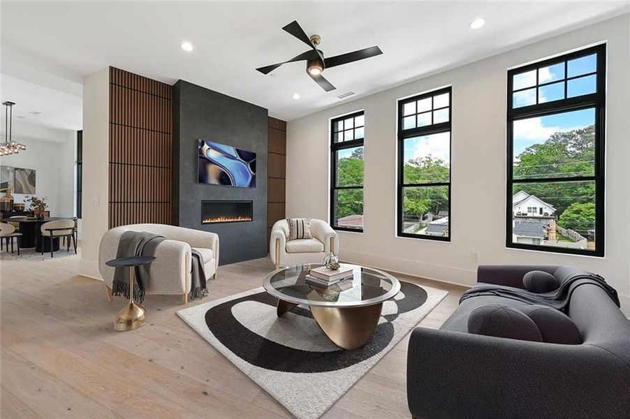 Furnished interior view inside a new home in , Woodstock (Image 37). Furnished interior view inside a new home in , Woodstock (Image 37).