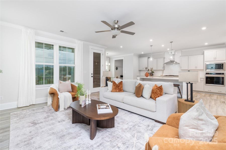 Furnished interior view inside a new home in Riverwalk, Rock Hill (Image 23).