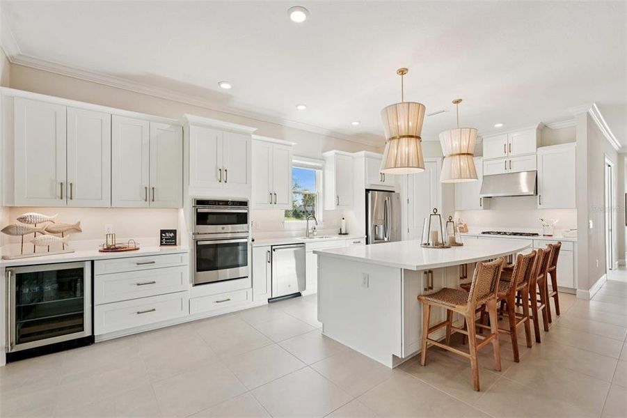 Furnished interior view inside a new home in Esplanade at Azario Lakewood Ranch, Bradenton (Image 14).