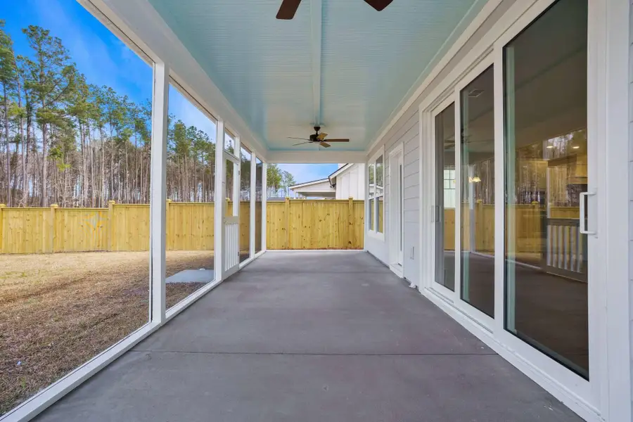 Exterior details and patio area of a home in Nexton - Midtown - The Village Collection, Summerville (Image 2).