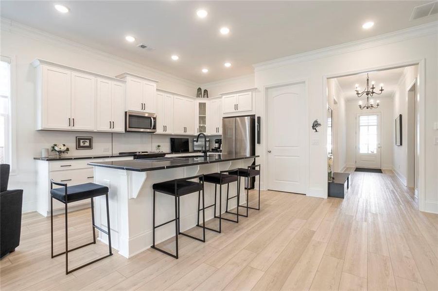 Furnished interior view inside a new home in Courtyards at Traditions, Cumming (Image 15).