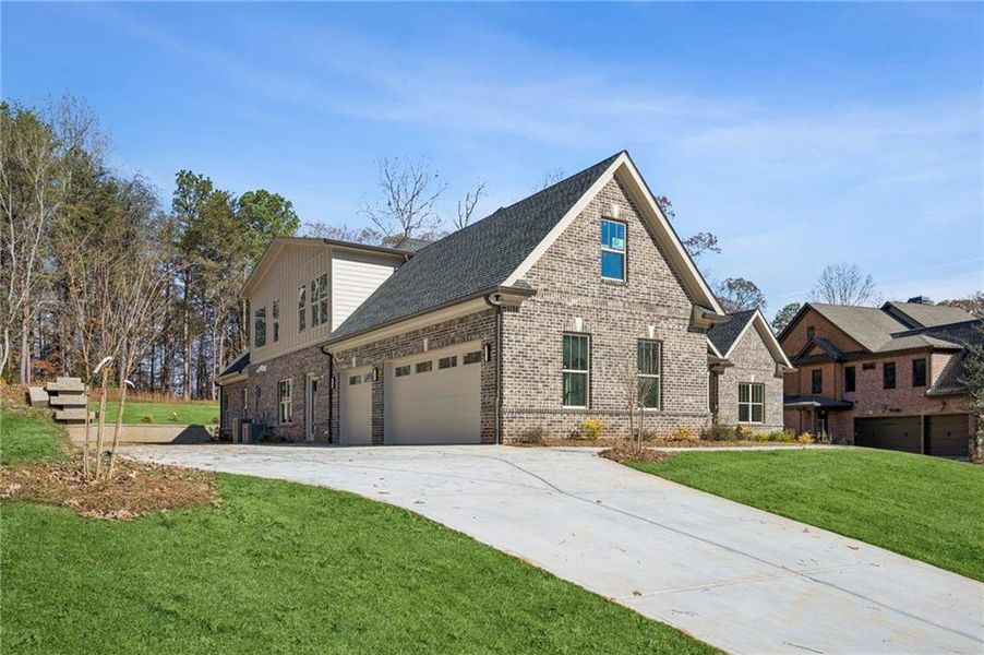 Front exterior of a new home in , Gainesville, GA, highlighting curb appeal (Image 26).