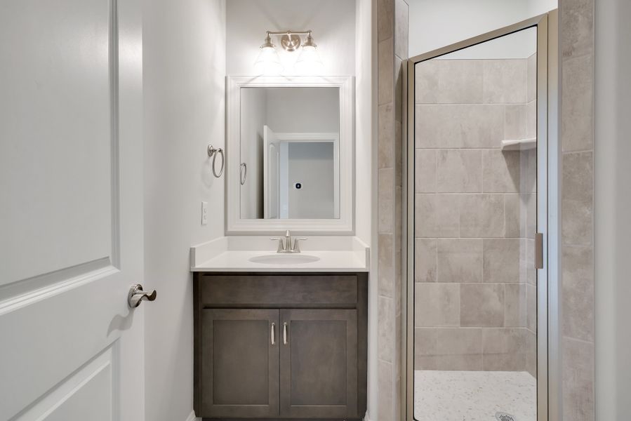 Representative furnished interior of a home built from the Pierre's Bay by Kent Homes in Oyster Harbour, Supply (Image 137).