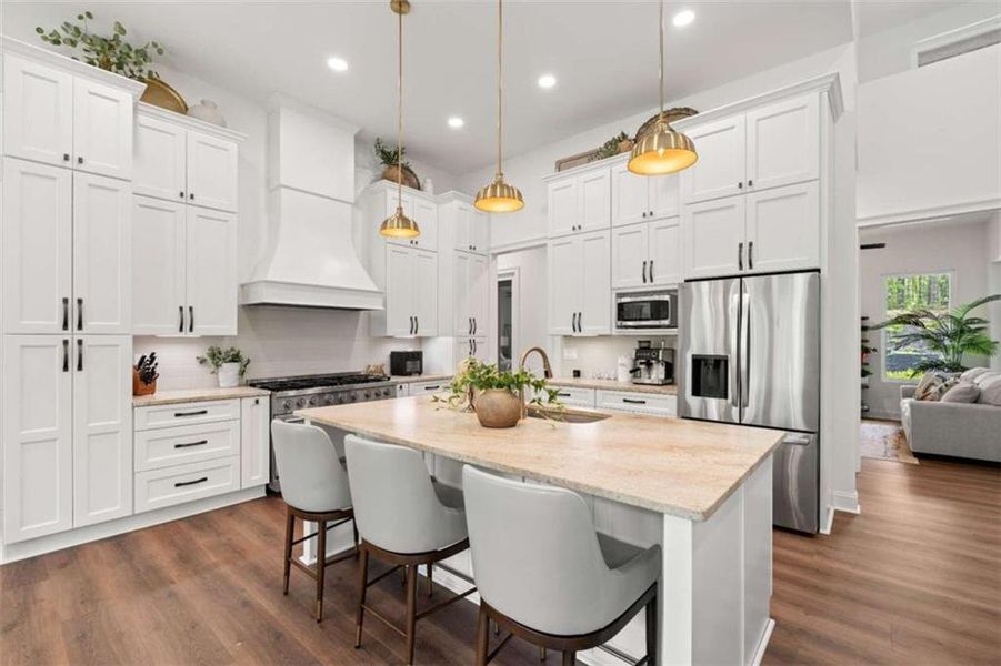 Furnished interior view inside a new home in , Whitesburg (Image 16).