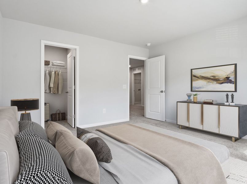 Furnished interior view inside a new home in Fallbrook Single Family Homes, Indian Trail (Image 24). Furnished interior view inside a new home in Fallbrook Single Family Homes, Indian Trail (Image 24).