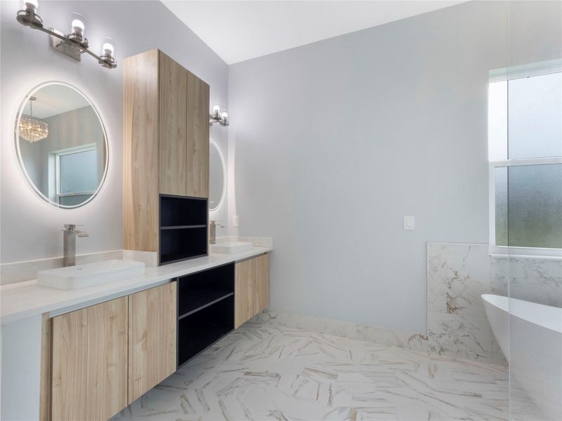 Furnished interior view inside a new home in , The Acreage (Image 11).