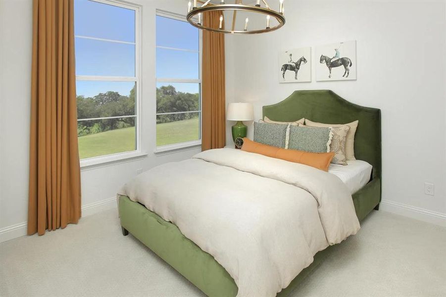 Furnished interior view inside a new home in Rockwood 90', Mansfield (Image 14).