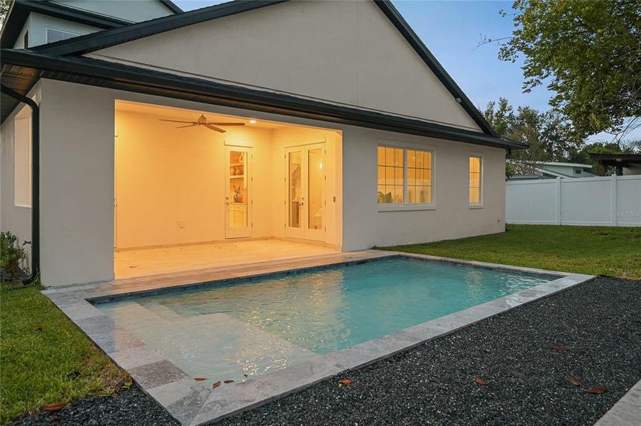 Exterior details and patio area of a home in , Winter Park (Image 40).
