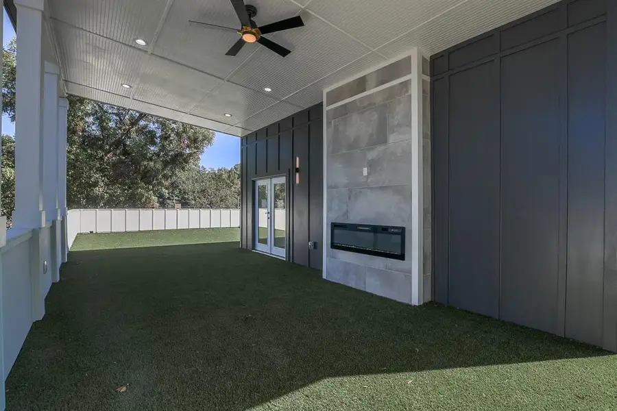 Exterior details and patio area of a home in , Atlanta (Image 3).