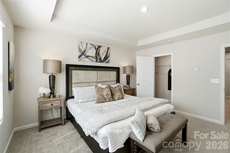 Furnished interior view inside a new home in The Townes at Cheyney, Charlotte (Image 11). Furnished interior view inside a new home in The Townes at Cheyney, Charlotte (Image 11).