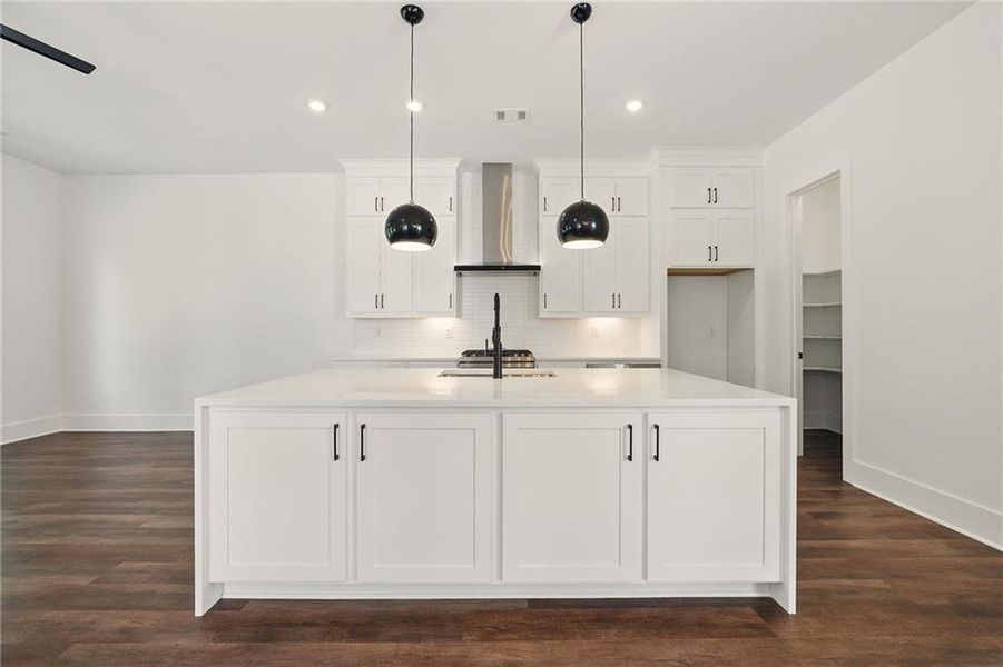 Furnished interior view inside a new home in , Atlanta (Image 16).