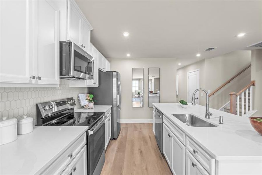 Representative furnished interior of a home built from the NEW - Dunmore by Ryan Homes in Middle Creek Village, Bolivia (Image 8).