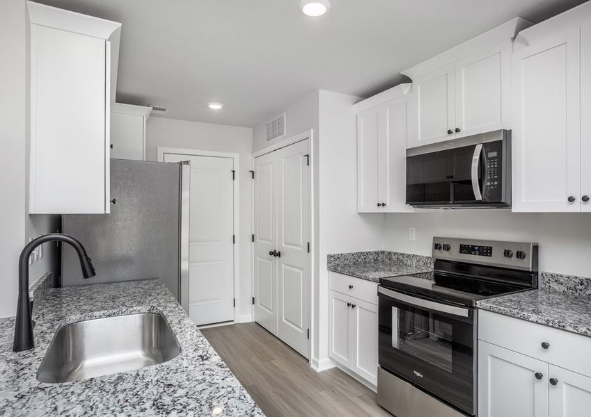 This home comes with granite countertops