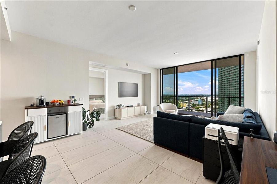 Furnished interior view inside a new home in , St. Petersburg (Image 51).