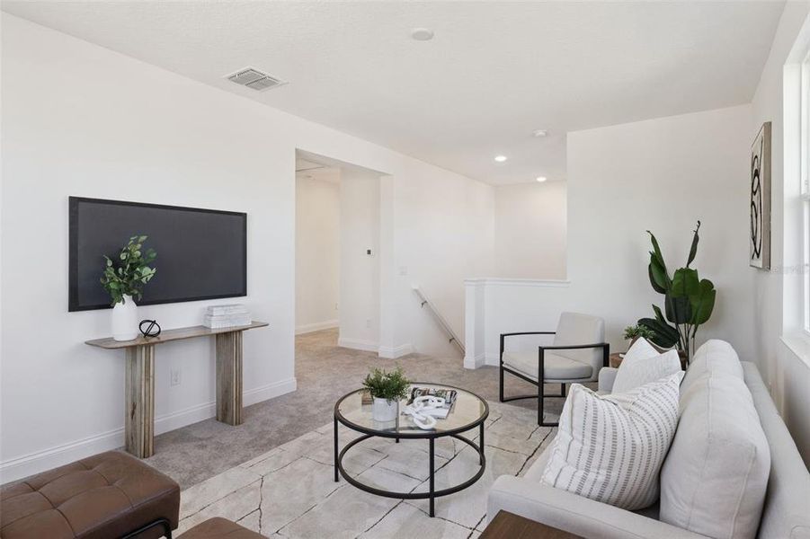 Furnished interior view inside a new home in Tamarack at Two Rivers, Zephyrhills (Image 11).