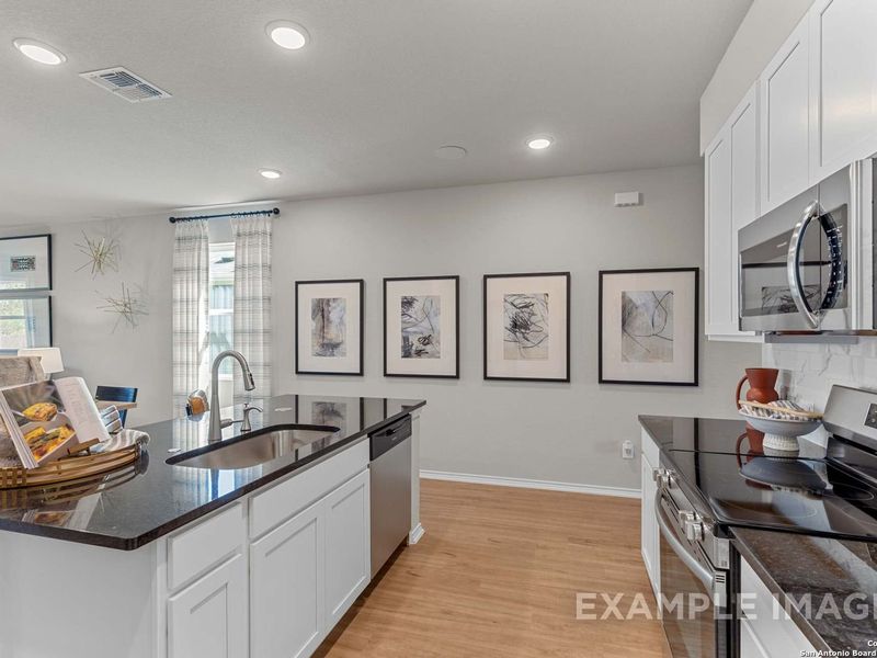 Furnished interior view inside a new home in Applewhite Meadows, San Antonio (Image 11). Furnished interior view inside a new home in Applewhite Meadows, San Antonio (Image 11).