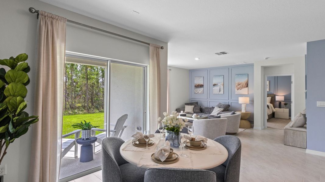 Furnished interior view inside a new home in Sun N Lake, Sebring (Image 17).