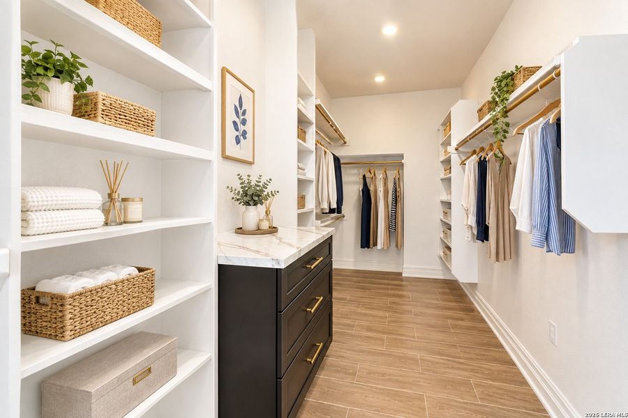 Furnished interior view inside a new home in , Floresville (Image 18).
