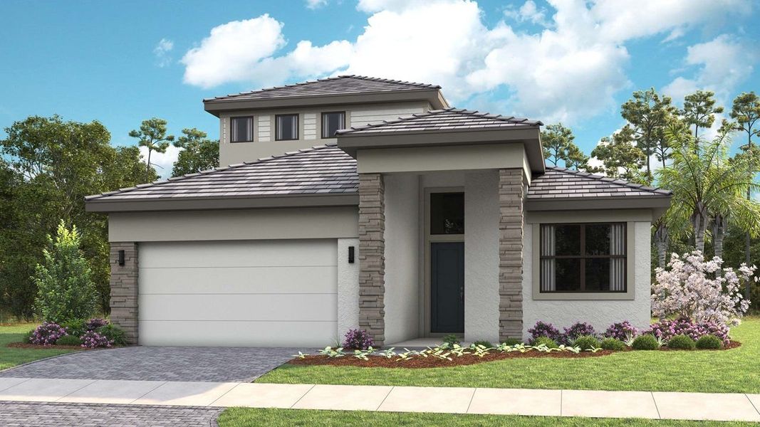 Tropical Modern Elevation with Bonus Tropical Modern Elevation with Bonus