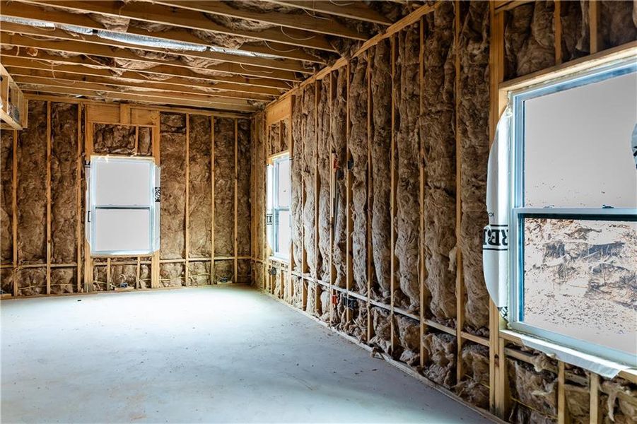 In-progress construction of a new home in , Atlanta, GA (Image 86).