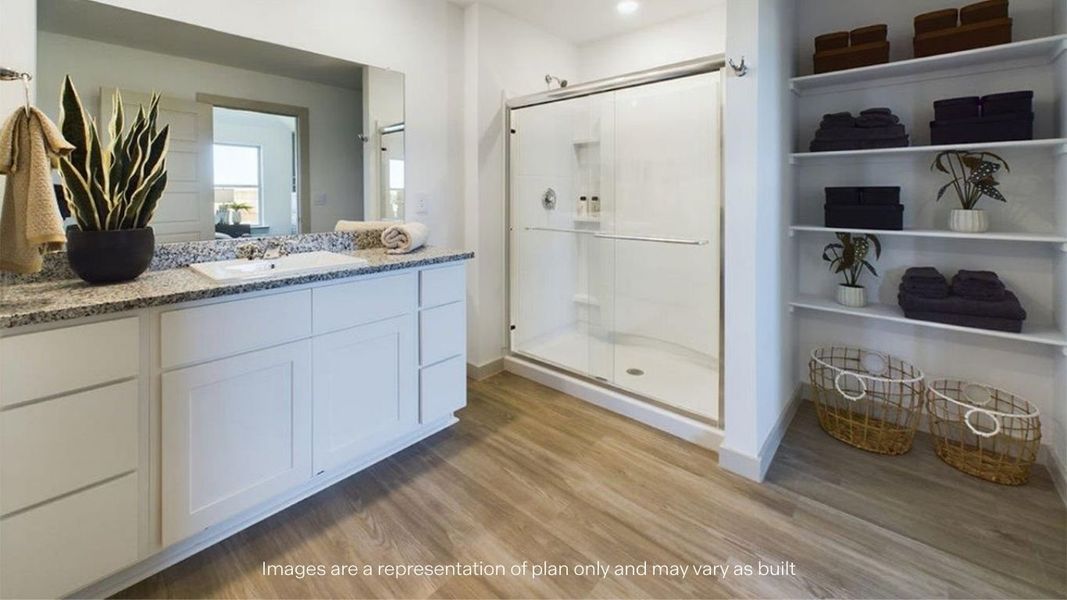 Furnished interior view inside a new home in Overlook West, Wolfforth (Image 24).