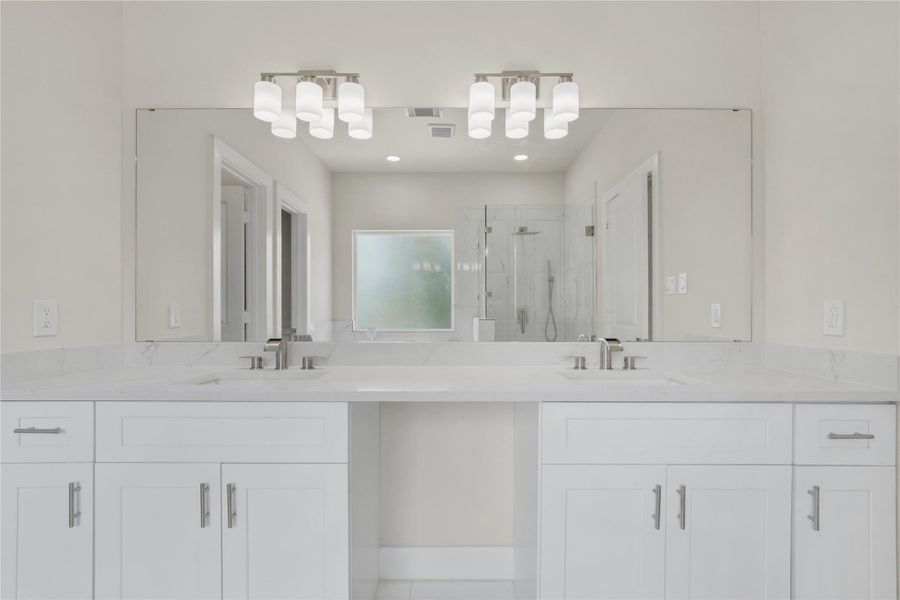 Furnished interior view inside a new home in , Houston (Image 16).