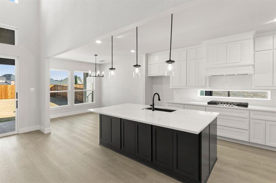 Furnished interior view inside a new home in Valencia on The Lake, Little Elm (Image 19).