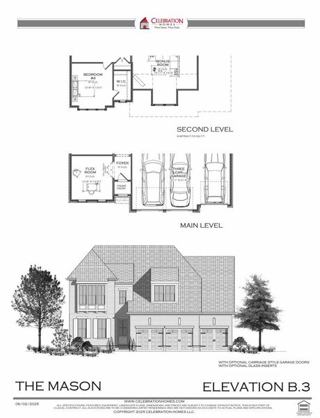 Representative rendering of the exterior for the Mason by Celebration Homes (Image 10).