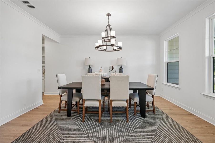 Furnished interior view inside a new home in Reserve at Hickory Walk, Kennesaw (Image 8). Furnished interior view inside a new home in Reserve at Hickory Walk, Kennesaw (Image 8).