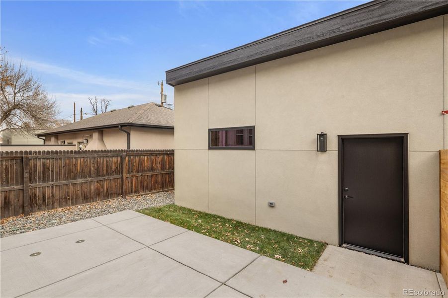 Exterior details and patio area of a home in , Denver (Image 26).