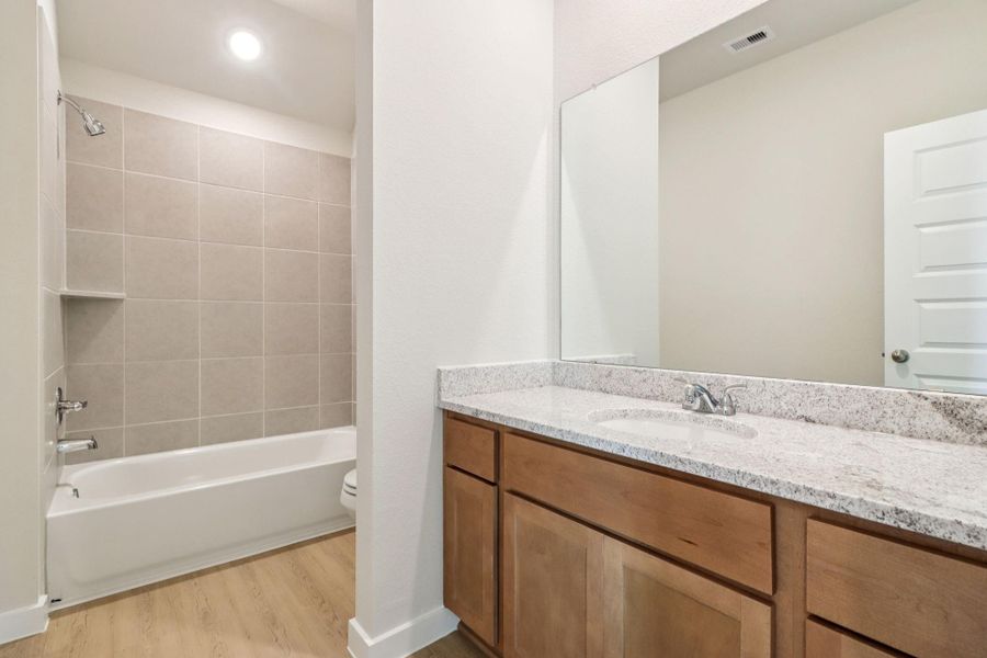 Furnished interior view inside a new home in Bluestem, Brookshire (Image 11).