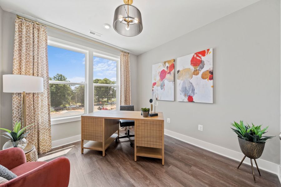 Representative furnished interior of a home built from the The Julianne by Stanley Martin Homes in Mayberry Village, Greenville (Image 11). Representative furnished interior of a home built from the The Julianne by Stanley Martin Homes in Mayberry Village, Greenville (Image 11).