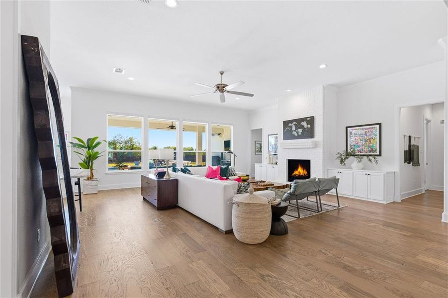 Furnished interior view inside a new home in , Aledo (Image 19).