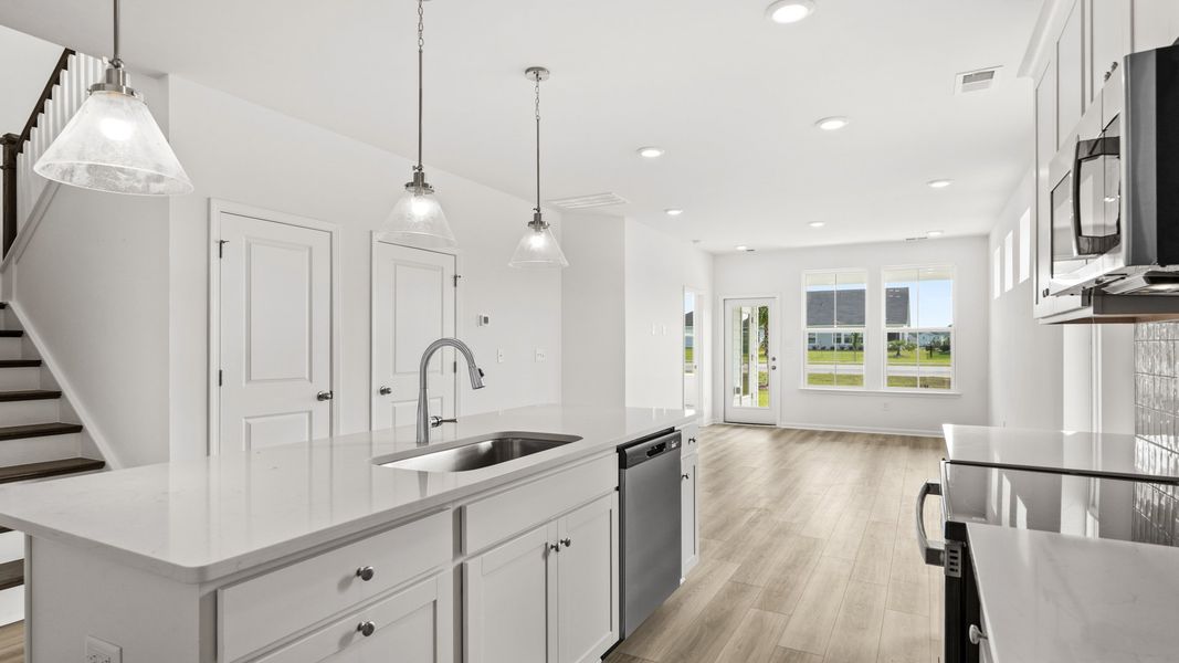 Furnished interior view inside a new home in Indigo at the Preserve, Longs (Image 13). Furnished interior view inside a new home in Indigo at the Preserve, Longs (Image 13).