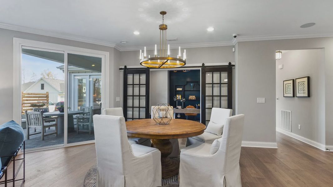 Furnished interior view inside a new home in The Courtyards at Quail Park, Mint Hill (Image 15).