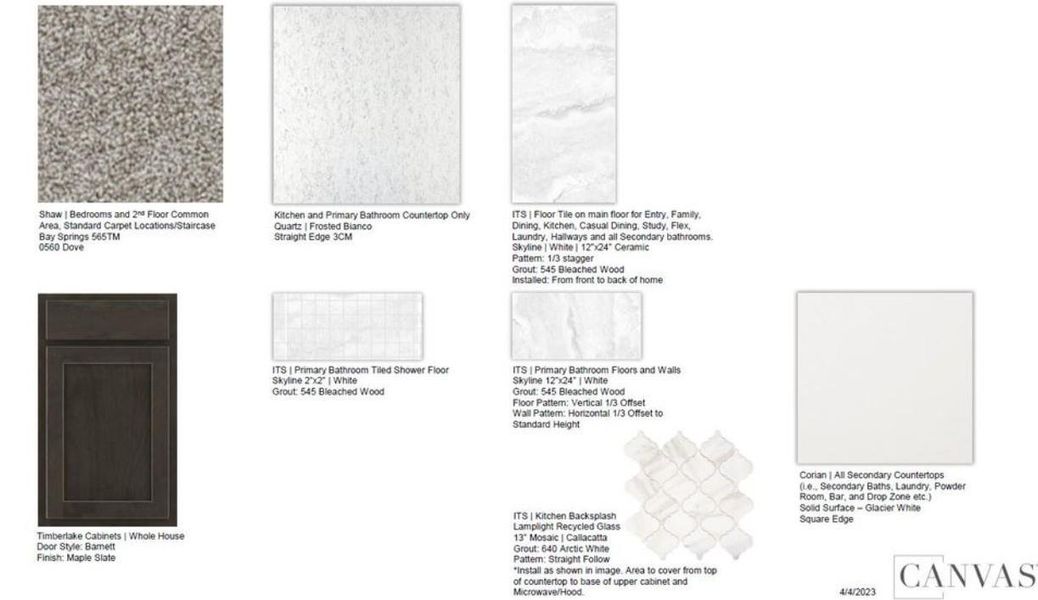 621 SE Ranch Oak Circle Design Selections.  Home is under construction and selections are subject to change.