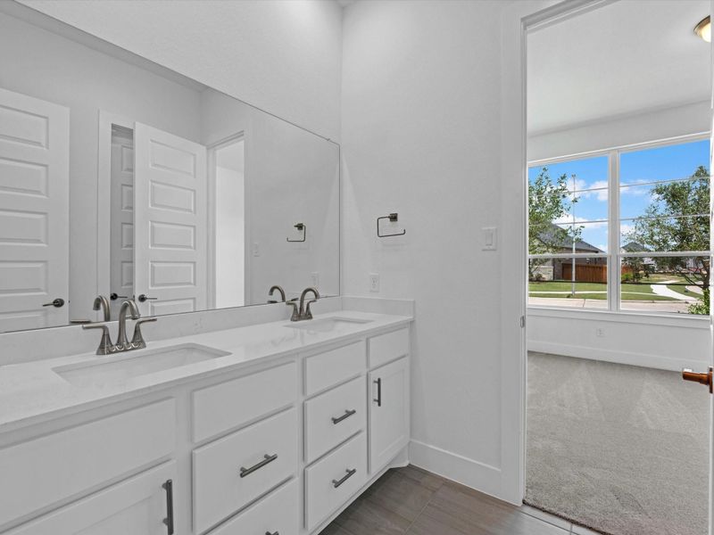 Furnished interior view inside a new home in Dunham Pointe, Cypress (Image 9).