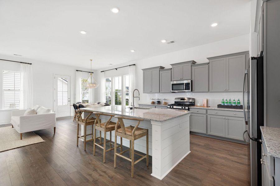 Furnished interior view inside a new home in Sweetgrass at Summers Corner, Summerville (Image 17).