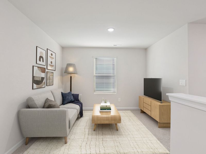 Furnished interior view inside a new home in , Wendell (Image 8).