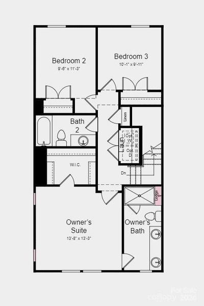 Floor Plan - Structural Option Added: Ledge to owner's bath shower.