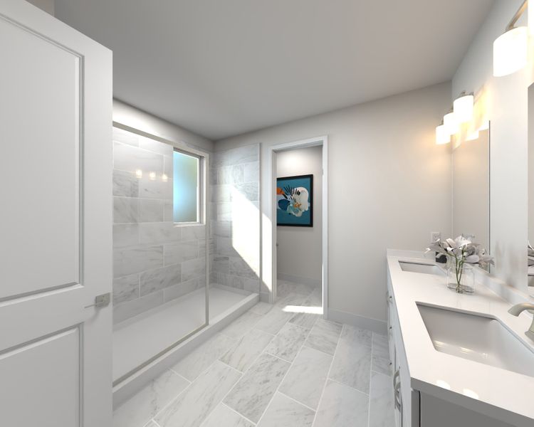 Furnished interior view inside a new home in Station Hill - Estate Series, Franklin (Image 7).